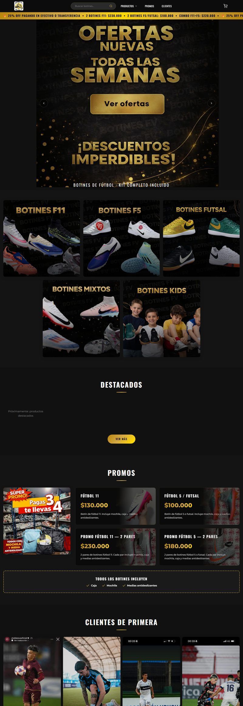 Botines FV Web