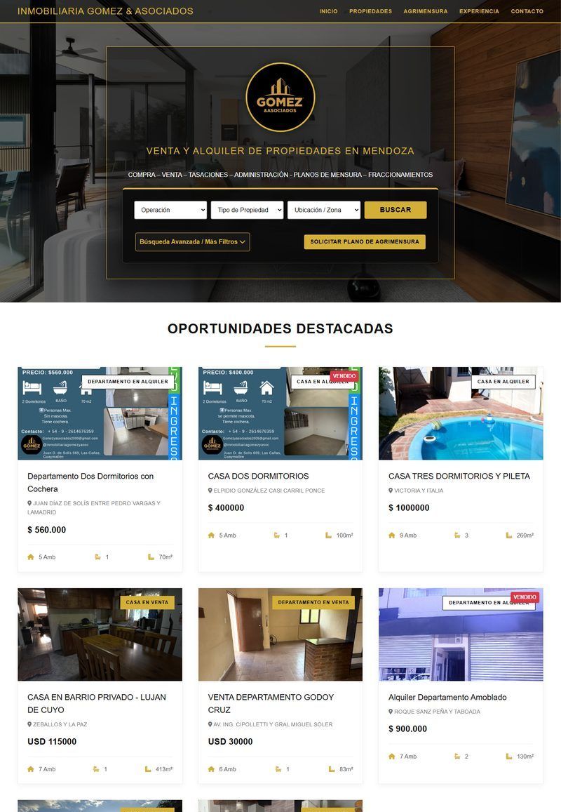 Gómez & Asociados Web